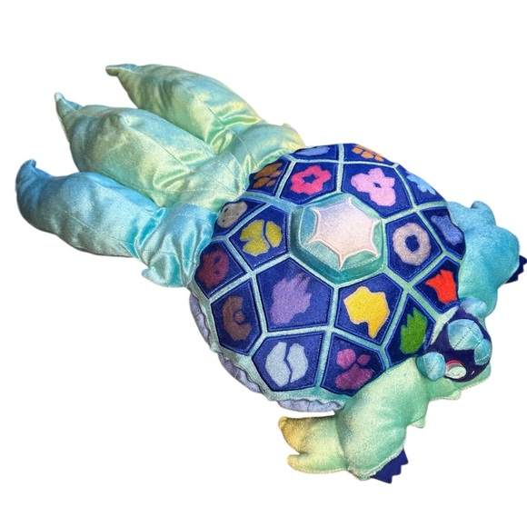 Pokemon Center Terapagos (Terastal Form) Poké Plush - 19 ¾ In. Blue Ombre EUC - Picture 1 of 6